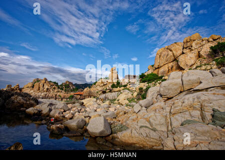 09 ott 2016 - appendere la Rai, Vinh Hy, Ninh Thuan Foto Stock