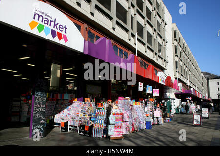 Chelmsford (coperto) al di sotto del mercato multipiano parcheggio auto, Chelmsford Essex, Inghilterra Foto Stock