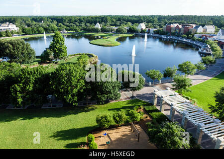 St. Augustine Florida,World Golf Village Renaissance St. Augustine Resort,lago,acqua,FL160802002 Foto Stock