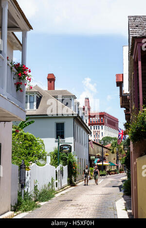 St. Augustine Florida, Old Town, Aviles Street, edifici storici, FL160803047 Foto Stock