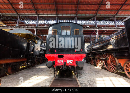 PORTICI, Italia - 10 Ottobre 2016 - Pietrarsa ferroviario Museo Nazionale Foto Stock