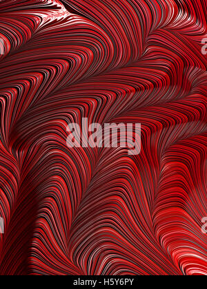 Abstract fractal sfondo ondulato - generati digitalmente immagine Foto Stock