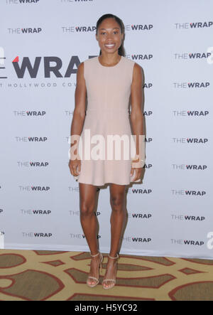 Beverly Hills, CALIFORNIA, Stati Uniti. 21 ottobre 2016. Beverly Hills, California. Allyson Felix. La Wrap's 2016 Power Women Breakfast si tiene al Montage Beverly Hills. Crediti: Birdie Thompson / Alamy Live News Foto Stock