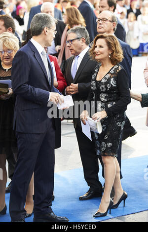 Oviedo, Asturias, Spagna. Xxi oct, 2016. Paloma Rocasolano arrivati al Campoamor Theatre per la Principessa delle Asturie Award 2016 cerimonia su ottobre 21, 2016 a Oviedo, Spagna. Credit: Jack Abuin/ZUMA filo/Alamy Live News Foto Stock