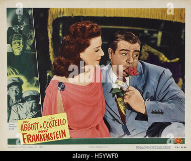 Abbott e Costello Meet Frankenstein - poster del filmato Foto Stock