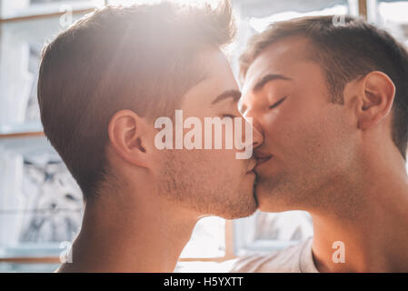 Essi amano profondamente Foto Stock