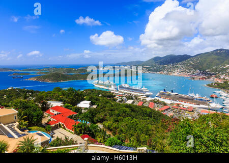 Caraibi, San Tommaso. Foto Stock