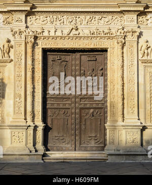 Porta, Ayuntamiento o Casa concistoriali de Sevilla, Plaza de San Francisco, Siviglia, in Andalusia, Spagna, Europa Foto Stock