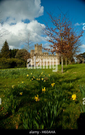 Highclere Castle. Highclere Park, Newbury RG20 9RN Foto Stock