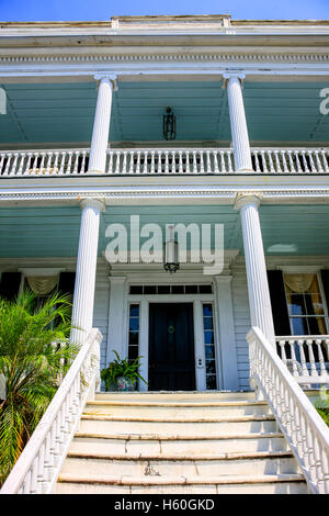 Lewis Reeve Sams House su New Street nel quartiere storico di Beaufort, SC Foto Stock