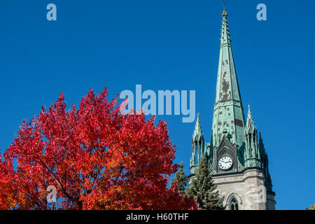 Canada Quebec, tre fiumi aka Trois-Riveres. Cattedrale dell'Assunzione aka Cathedrale de l'Assomption de Marie. Foto Stock