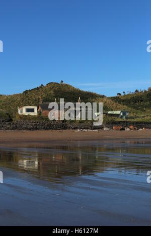 Corbie knowe lunan bay angus scozia ottobre 2016 Foto Stock