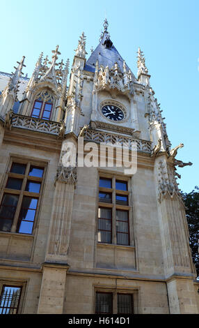 Palais de Justice da Rue Saint Lo, Rouen, Haute Normandie, Normandia, Francia Foto Stock