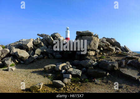 Bill Lighthouse / Portland / Dorset Foto Stock