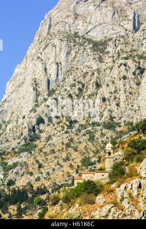 La chiesa di Nostra Signora della Salute, Kotor, MONTENEGRO - circa agosto, 2016. Foto Stock