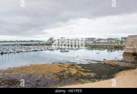 Storico denominato Concarneau in Finisterre dipartimento della Bretagna in Francia Foto Stock