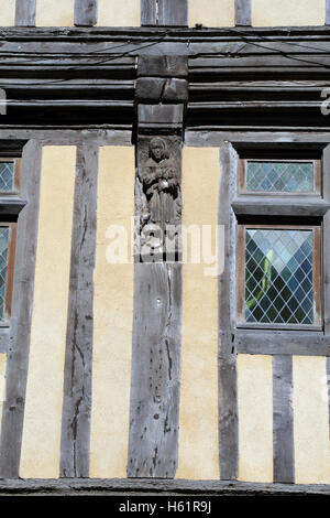 La Maison d'Adam et Ève in Rue de Bienvenu, Bayeux, Calvados, Basse Normandie, Francia, Europa Foto Stock