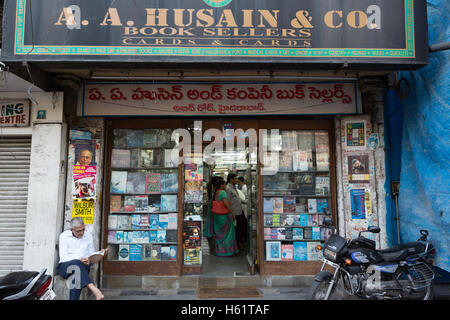 AA Hussain & Co libreria che è stato arrestato recentemente Foto Stock