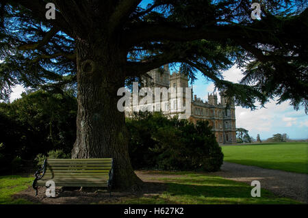 Highclere Castle. Highclere Park, Newbury RG20 9RN Foto Stock