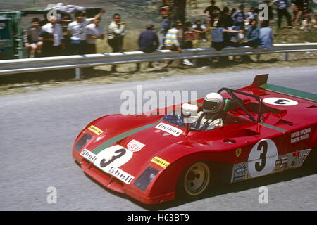 Arturo Merzario driving a Ferrari 312PB at Targa Florio 1st