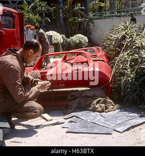 Ferrari P2 corpo posteriore sezioni Cefalu Targa Florio 1965 Foto Stock