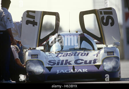 Seta tagliati Jaguar XJR-9 1989 Foto Stock