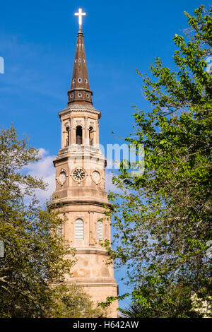 San Filippo episcopale della Chiesa, Charleston, Carolina del Sud Foto Stock