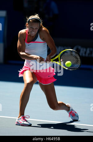 Victoria Azarenka, RUS, Tennis, Australian Open 2010, Grand Slam torneo, Melbourne Park, Melbourne, Australia Foto Stock