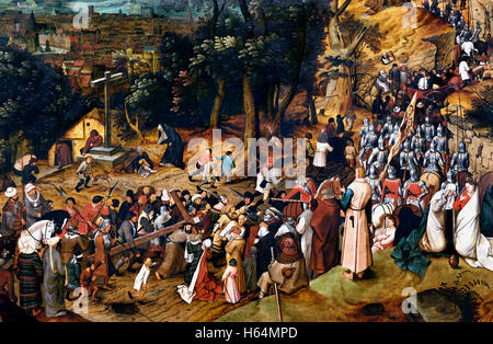 Cristo porta la croce 1606 Pieter Brueghel ( ) di Bruegel il giovane 1616-1647 belga fiamminga del Belgio Foto Stock