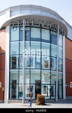 Negozio Debenhams, County Square Shopping Centre, Bank Street, Ashford, Kent, England, Regno Unito Foto Stock