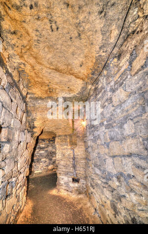 Vecchie Catacombe Odessa, Ucraina (XVIII-XX secolo) Foto Stock