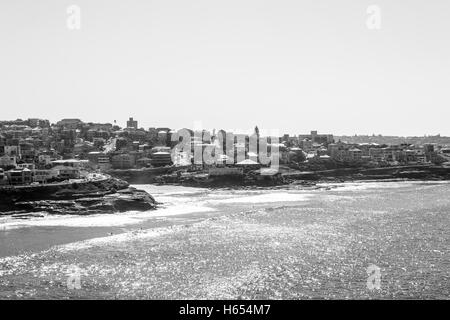 Per Bondi e Coogee a piedi è lungo 6 km situato in Sydneys sobborghi orientali Foto Stock