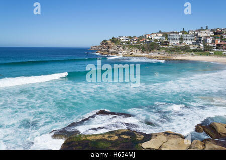 Per Bondi e Coogee a piedi è lungo 6 km situato in Sydneys sobborghi orientali Foto Stock