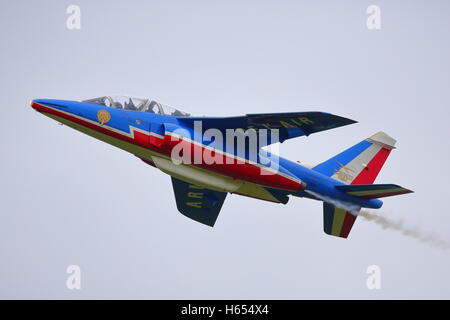 Dassault / Dornier Alpha Jet FTERQ della Patrouille de France a RIAT Fairford 2014 Foto Stock