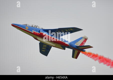 Dassault / Dornier Alpha Jet FTERQ della Patrouille de France a RIAT Fairford 2014 Foto Stock