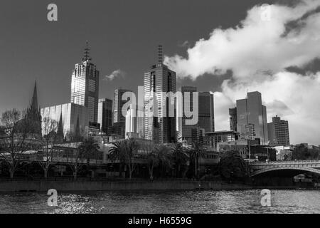 Melbourne è stato nominato il più vivibili città in tutto il mondo per 6 anni in un raw (2016) Foto Stock