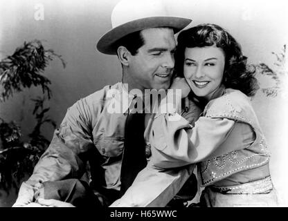 La guardia forestale, aka: Lodernde Flammen, USA 1942, Regie: George Marshall, Darsteller: Fred MacMurray, Paulette Goddard Foto Stock