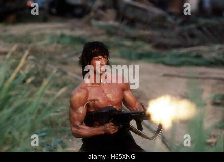 Rambo II - Der Auftrag aka. Rambo: primo sangue Parte II (1985), Direttore: George P. Cosmatos, attori/stelle: George P. Cosmatos Foto Stock