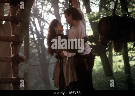 Robin Hood - König der Diebe, USA 1991 aka. Robin Hood il principe dei ladri, Direttore: Kevin Reynolds, attori/stelle: Kevin Costner, Morgan Freeman, Mary Elizabeth Mastrantonio Foto Stock