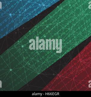 Il cloud di flussi di dati di sfondo astratto - Illustrazione Vettoriale Illustrazione Vettoriale