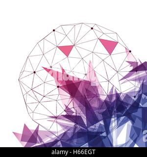 Il cloud di flussi di dati di sfondo astratto - Illustrazione Vettoriale Illustrazione Vettoriale