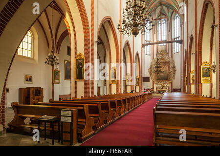 Interno del Corpus Domini Chiesa di Wroclaw, Polonia. Foto Stock