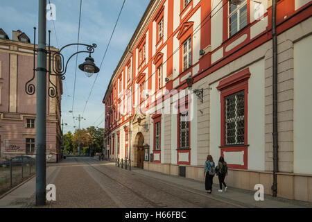 Pomeriggio autunnale di Wroclaw old town, Polonia. Foto Stock