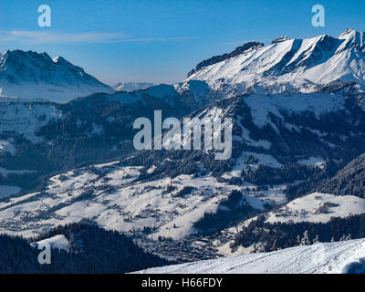 Megève Foto Stock