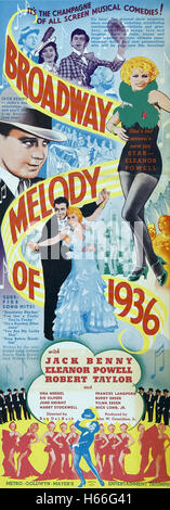 Broadway melodia di 1936 - Poster - Foto Stock