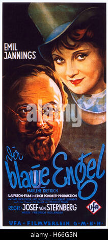 Il Blue Angel - film tedesco Poster - Foto Stock