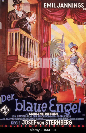 Il Blue Angel - film tedesco Poster - Foto Stock