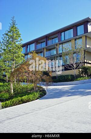 Il Four Seasons Hotel di Kyoto e Residences è un nuovo hotel di lusso inaugurato nel mese di ottobre 2016. Foto Stock