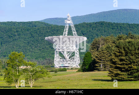 Banca Verde Telescopio Foto Stock