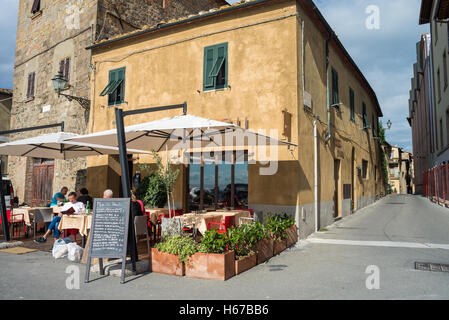 Strade di Volterra, Toscana, Italia, UE, Europa Foto Stock